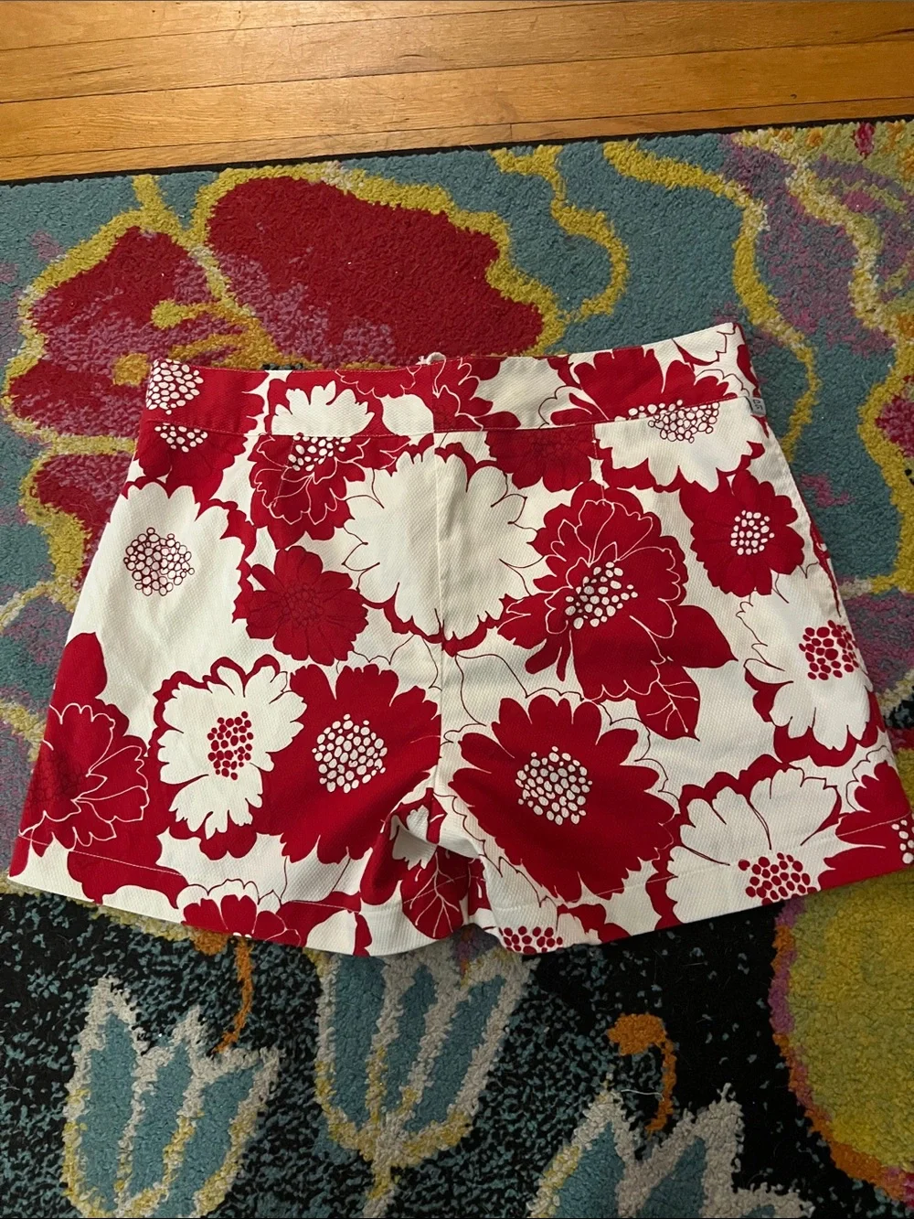 Parke & Ronen Swim trunk short Men’s 32 Red White print